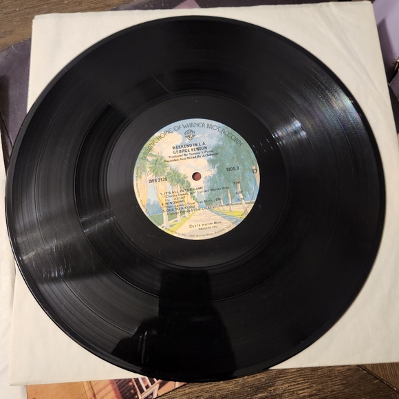 Vintage George Benson Weekend in LA Black Double Vinyl Warner Bros Record LP - Picture 12 of 15